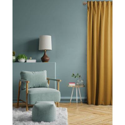 Zasłona z taśmą CASUAL CHIC 140x270 musz